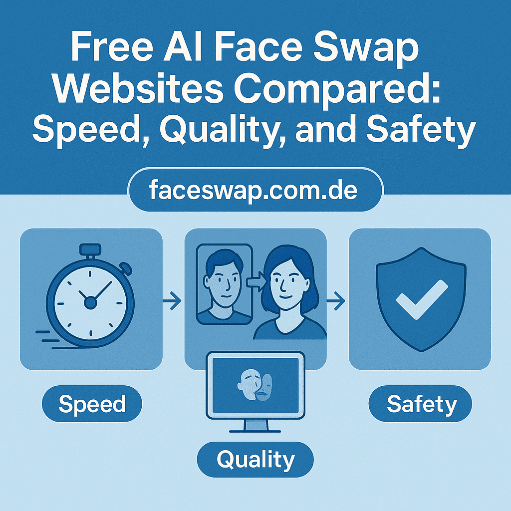 Matrix comparing the leading free AI face swap websites on speed, quality, and privacy https://faceswap.com.de/